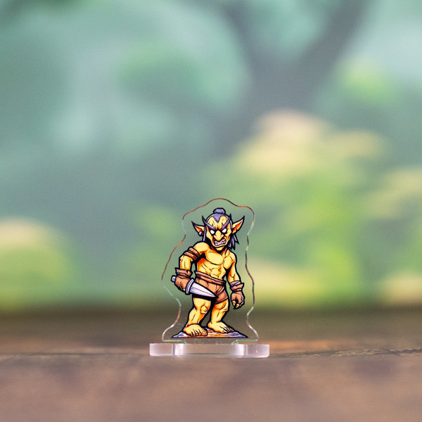 Goblin Minion — pre-painted acrylic DnD miniature, front | Mythium