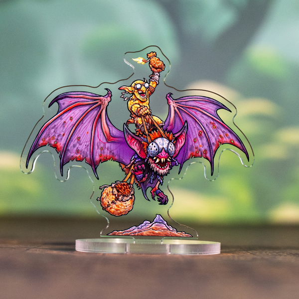 Bomber — pre-painted acrylic DnD miniature, front | Mythium
