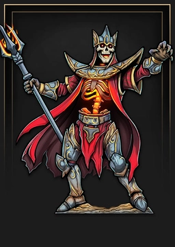 Flaming Skeleton